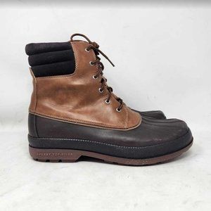 Men's 12W Sperry Cold Bay brown snow winter boots STS19551 12 Wide